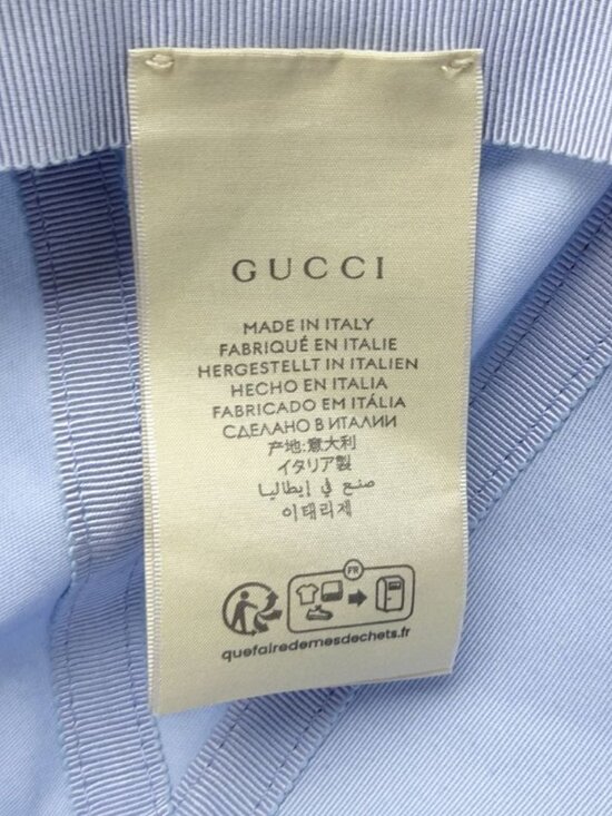 Gucci Cap Cotton Blue